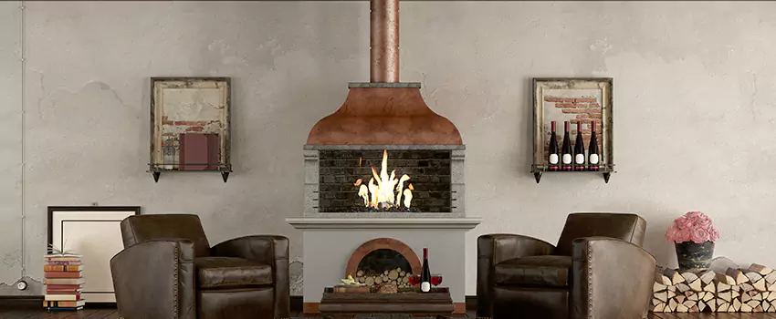 Thelin Hearth Products Providence Pellet Insert Fireplace Installation in Stafford, TX