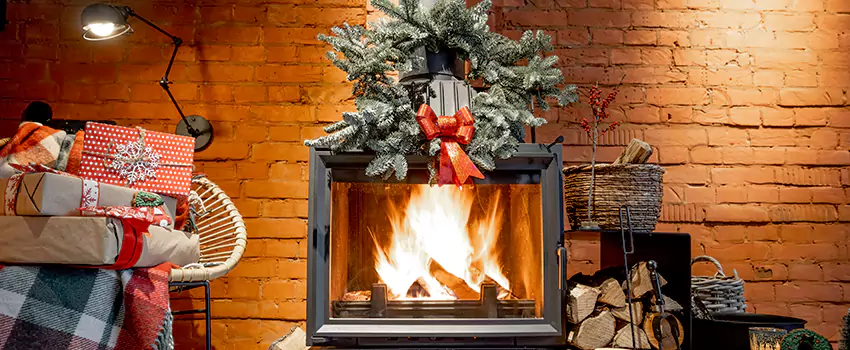 Travis Industries Linear Gas Fireplace Installation in Stafford, Texas